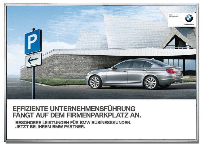 BMW – Großfläche – Effiziente Unternehmensführung