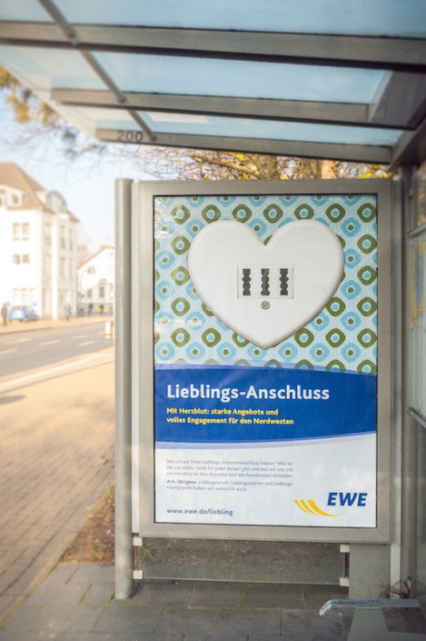 Kampagne Lieblings Strom-, Energie-, Kommunikationsdienstleister EWE