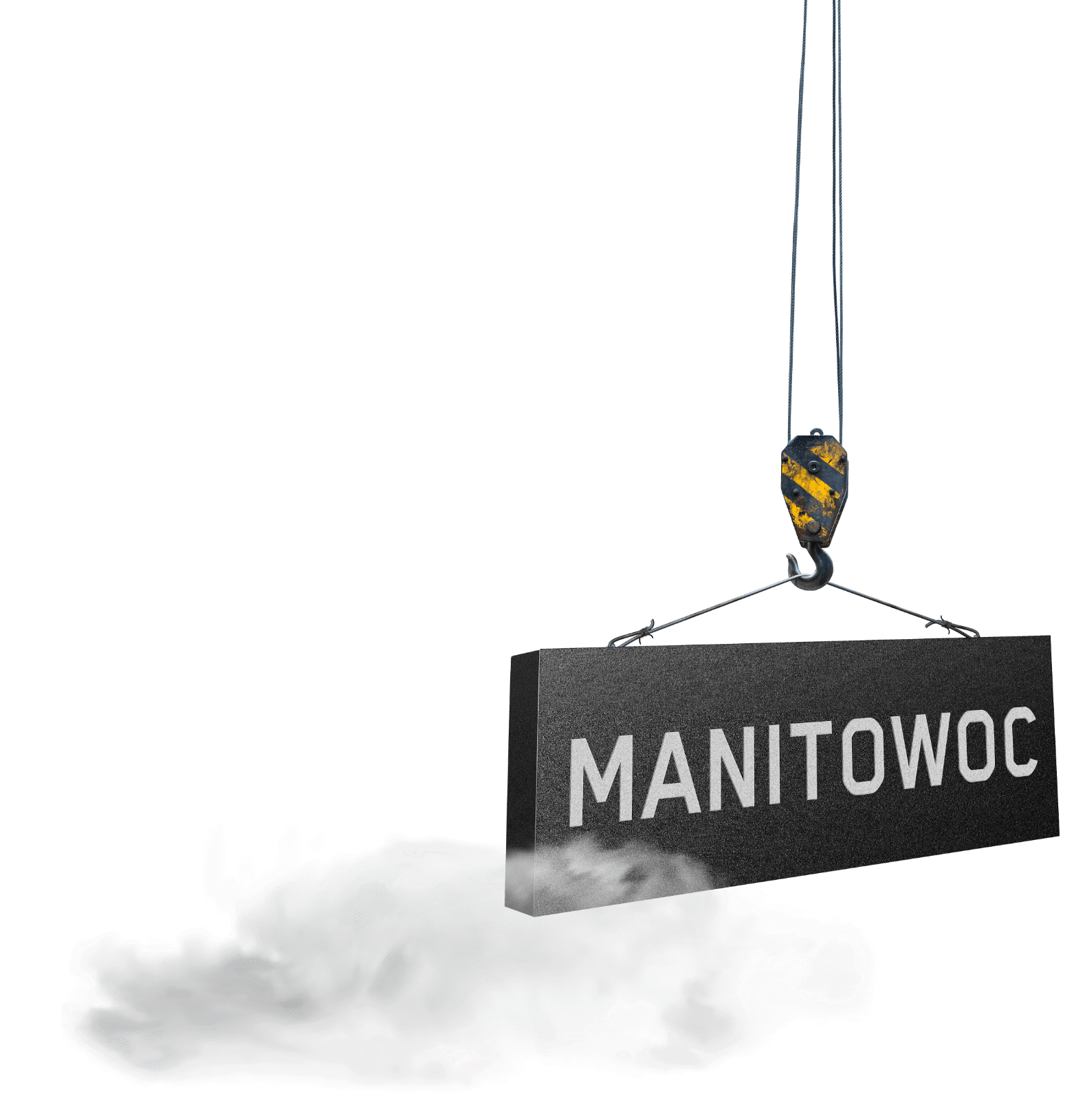 Kran in den Wolken Social Media-Kampagne für Manitowoc