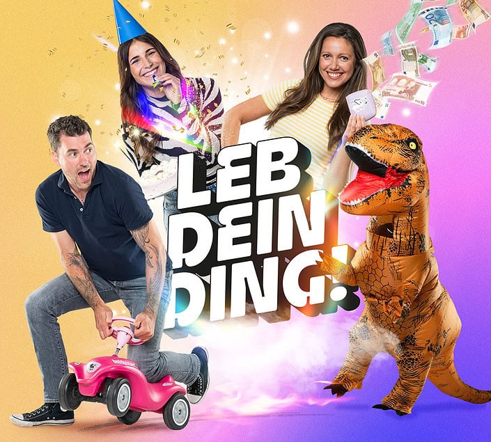 Ein buntes Foto mit gut gelaunten, jungen Menschen für die TikTok-Kampagne der Öffentlichen Oldenburg