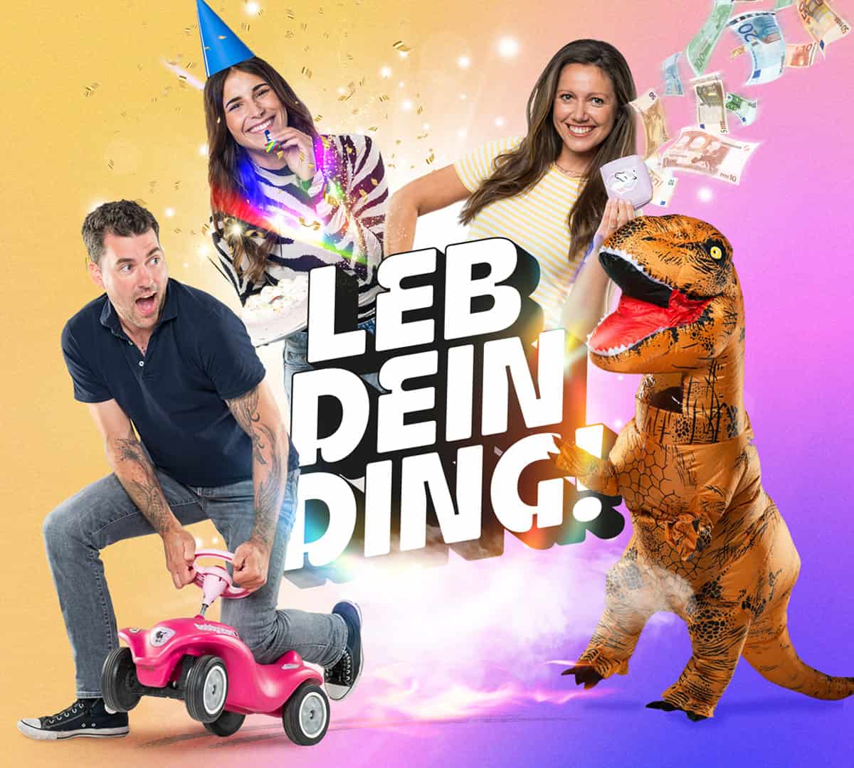 Ein buntes Foto mit gut gelaunten, jungen Menschen für die TikTok-Kampagne der Öffentlichen Oldenburg