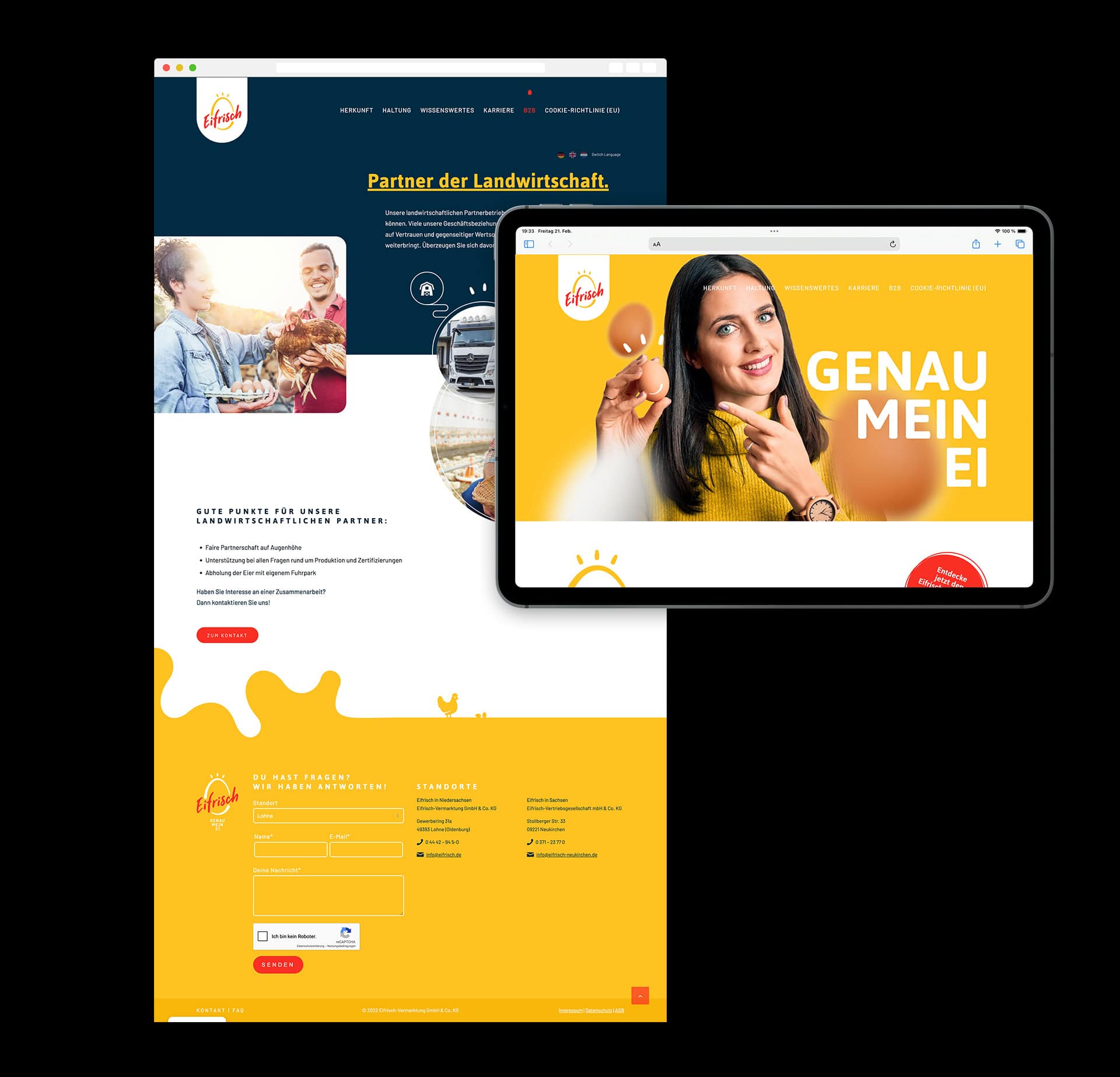 Eifrisch Website