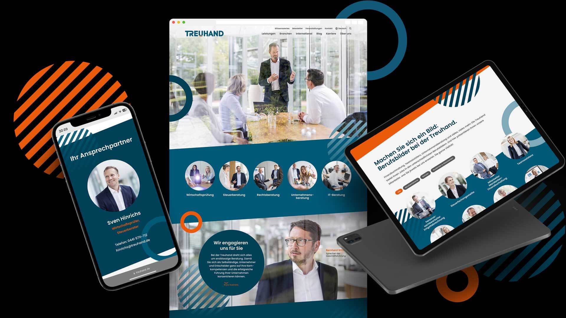 Frese & Wolff Website Relaunch für Treuhand Unternehmensberatung & Finanzdienstleistungen