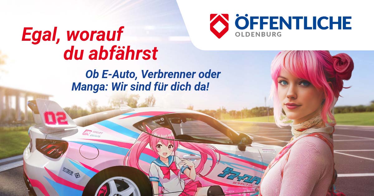 KI-Kampagnenmotiv Öffentliche Oldenburg